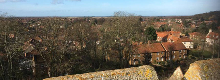 header image of view from church tower